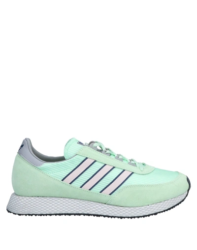 Shop Adidas Spezial Sneakers In Light Green