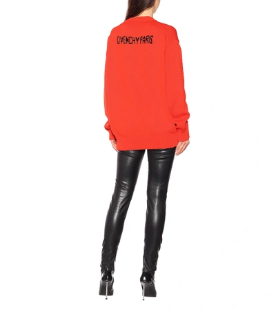 Shop Givenchy Cotton Sweater In Red