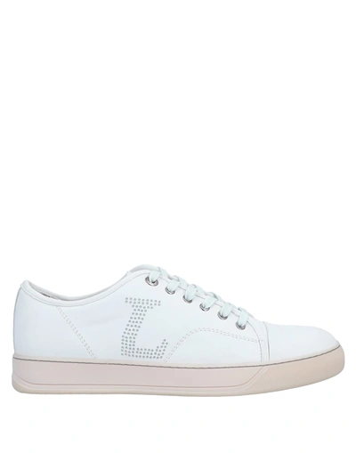 Shop Lanvin Sneakers In Light Grey