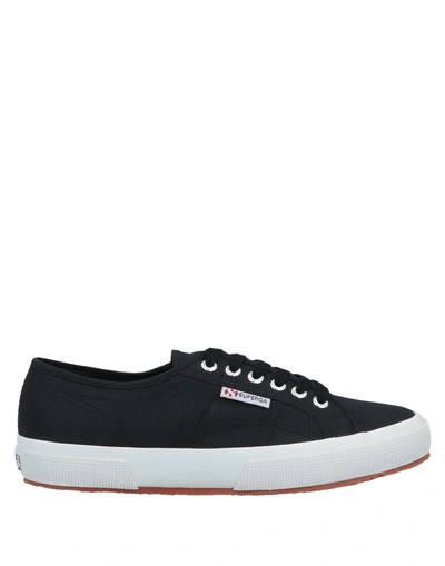 Shop Superga Woman Sneakers Black Size 6 Cotton