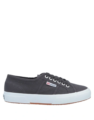 Shop Superga Sneakers In Lead