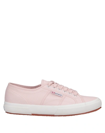 Shop Superga Woman Sneakers Blush Size 8 Cotton In Pink