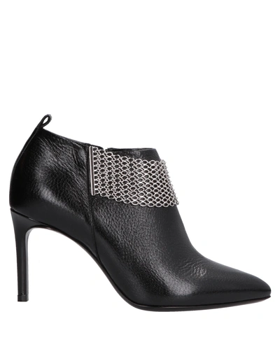 Shop Lanvin Woman Ankle Boots Black Size 7.5 Soft Leather