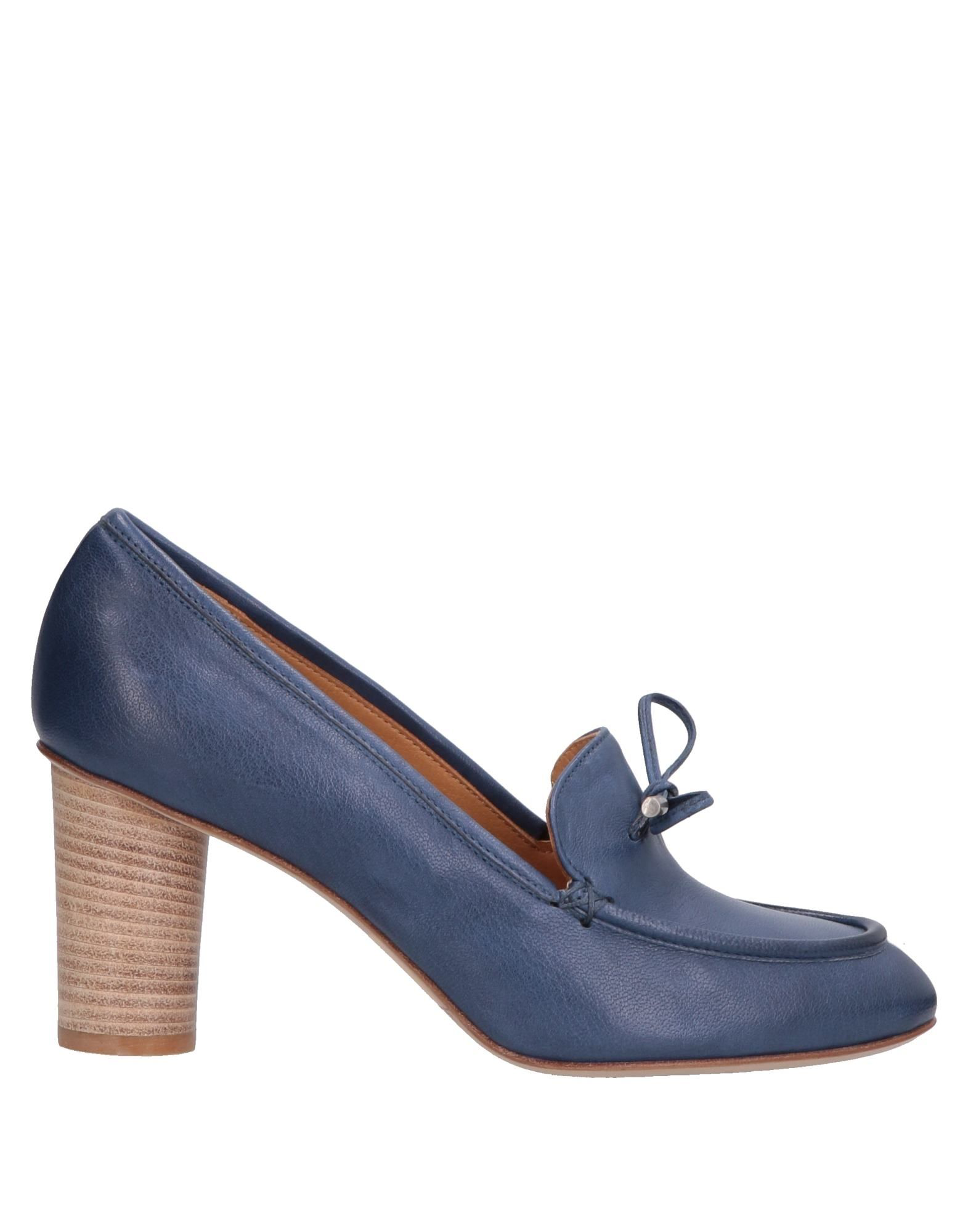 typisk Patent Scorch Alberto Fermani Loafers In Blue | ModeSens