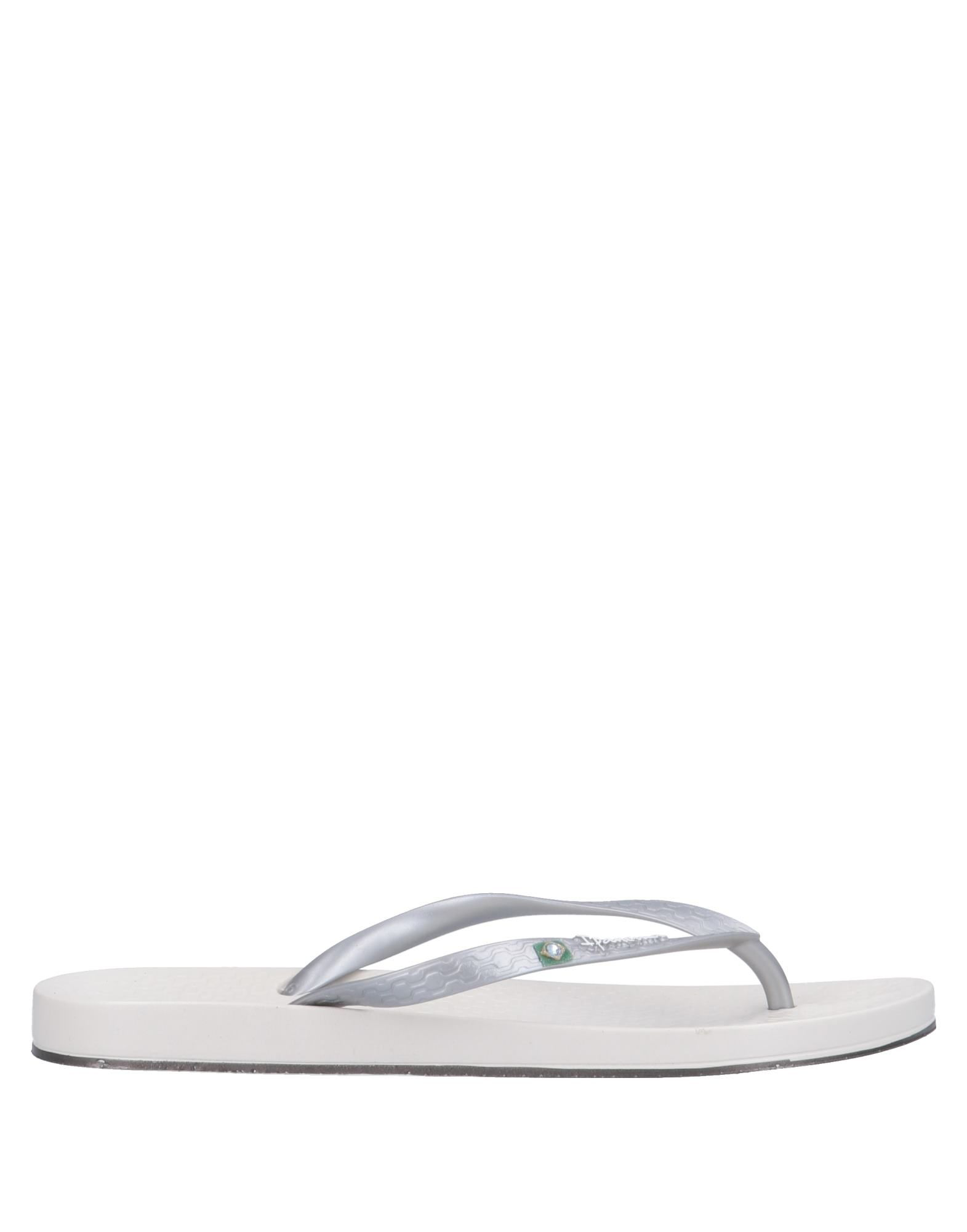 ipanema silver flip flops