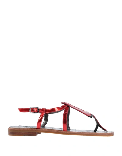 Shop Marc By Marc Jacobs Flip Flops In Red