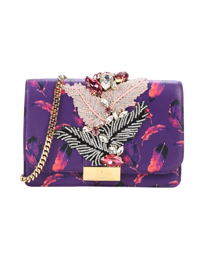 Shop Gedebe Handbags In Purple
