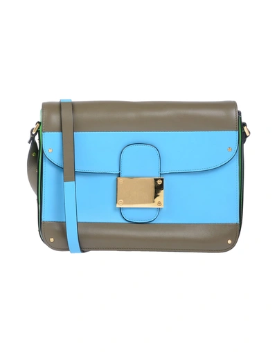 Shop Valentino Cross-body Bags In Azure