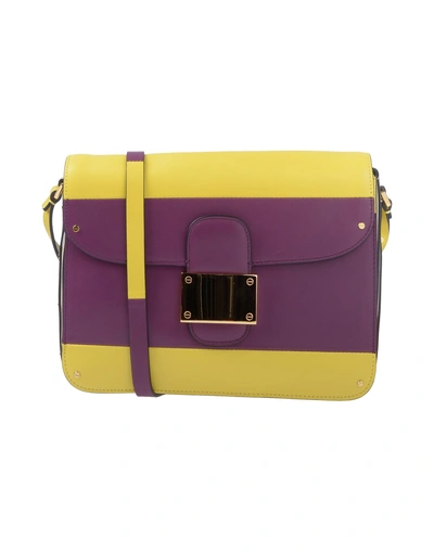 Shop Valentino Cross-body Bags In Purple