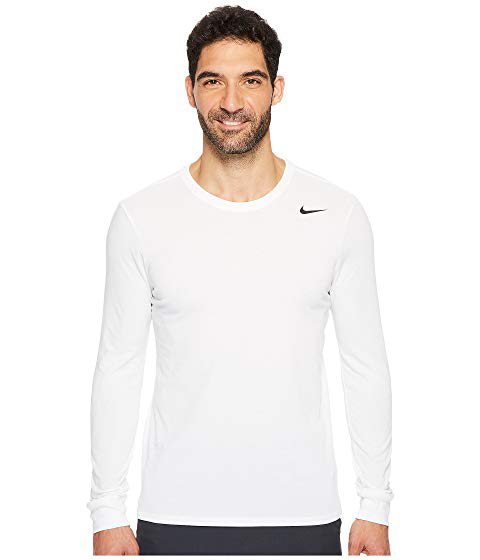 white long sleeve training top