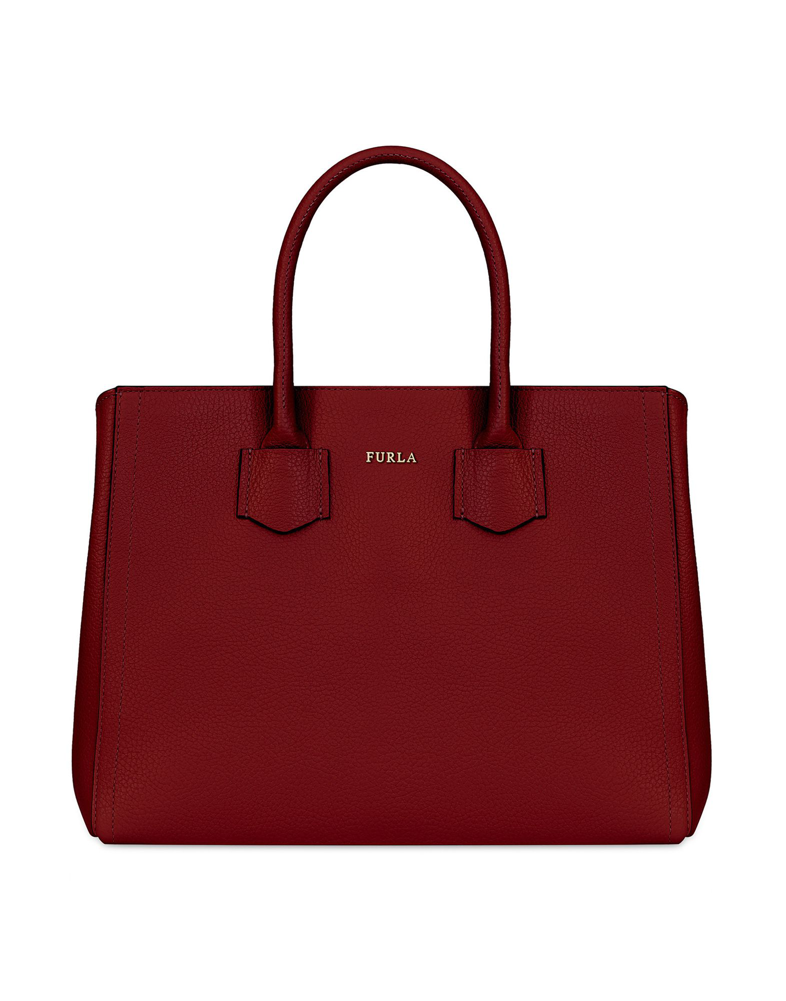 Furla Handbag In Maroon ModeSens