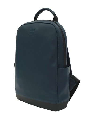 Shop Moleskine Backpack & Fanny Pack In Dark Blue