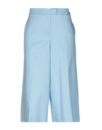Shop Alessandro Dell'acqua 3/4-length Shorts In Sky Blue