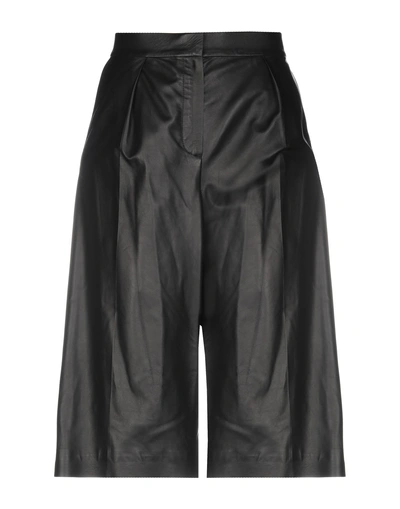 Shop Maison Margiela Cropped Pants & Culottes In Black
