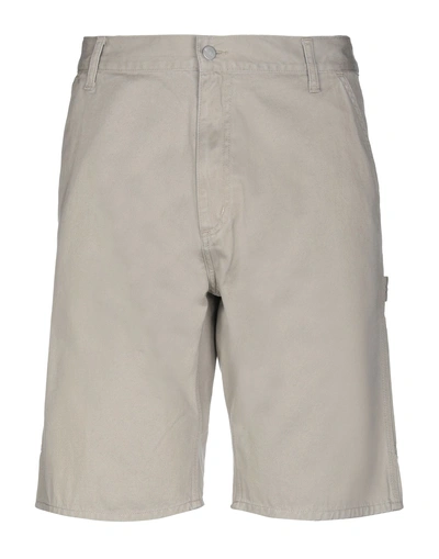 Shop Carhartt Man Shorts & Bermuda Shorts Beige Size 30 Cotton