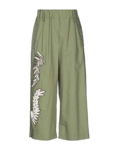 Shop Alessandra Chamonix Casual Pants In Green