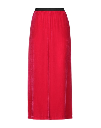 Shop Antonio Marras Maxi Skirts In Red