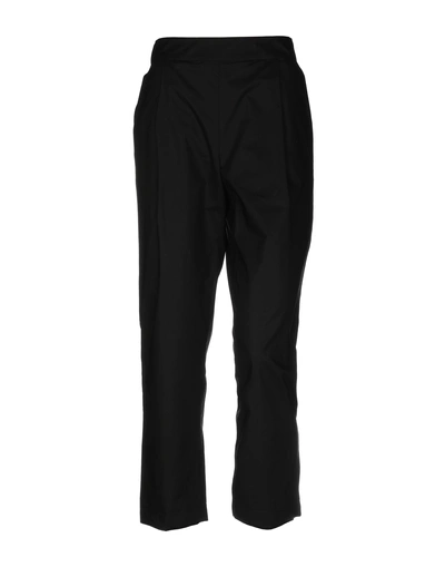 Shop Semicouture Casual Pants In Black