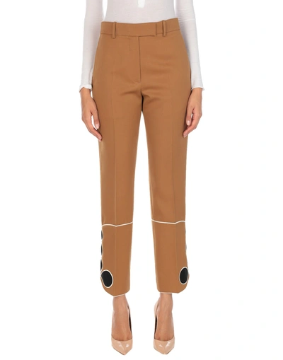 Shop Calvin Klein 205w39nyc Woman Pants Camel Size 2 Wool In Beige