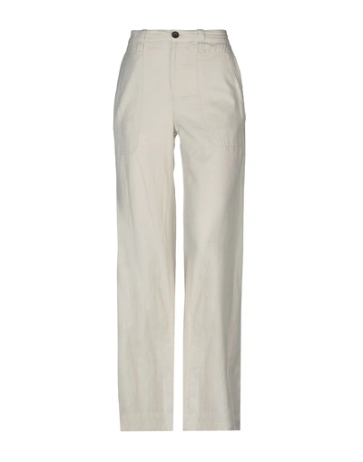 Shop Robert Rodriguez Casual Pants In Ivory
