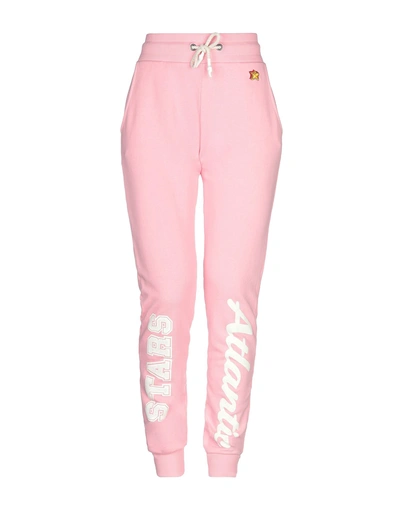 Shop Atlantic Stars Casual Pants In Pink