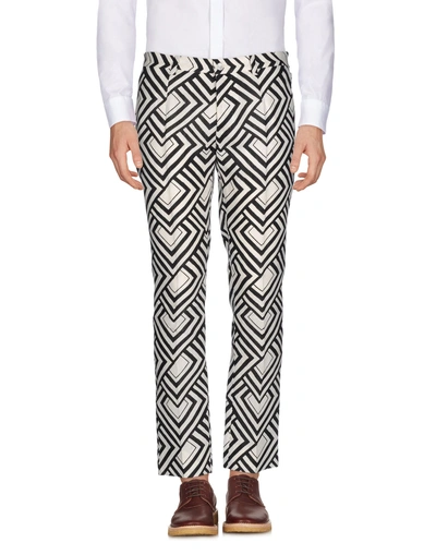 Shop Dolce & Gabbana Man Pants White Size 32 Linen