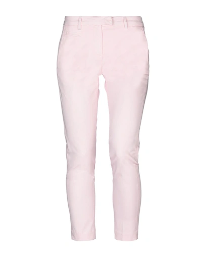 Shop Peuterey Woman Pants Light Pink Size 6 Cotton, Elastane