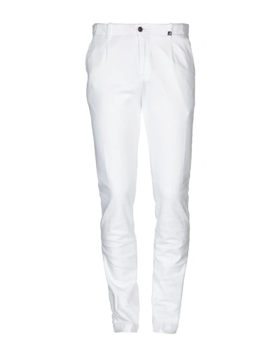 Shop Myths Casual Pants In White