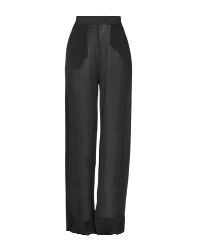 Shop Roberto Collina Casual Pants In Black