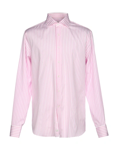 Shop Alessandro Gherardi Shirts In Pink