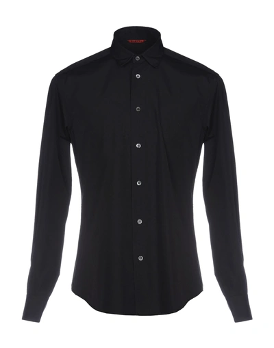 Shop Barena Venezia Solid Color Shirt In Black