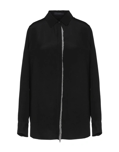 Shop Alexander Wang Silk Shirts & Blouses In Black