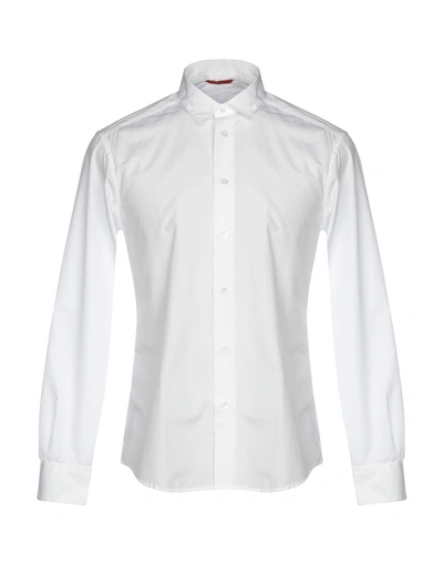 Shop Barena Venezia Solid Color Shirt In White