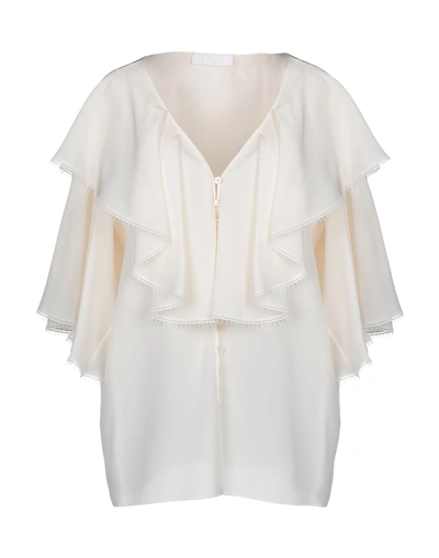 Shop Chloé Shirts In Beige