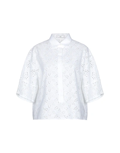 Shop Valentino Lace Shirts & Blouses In White