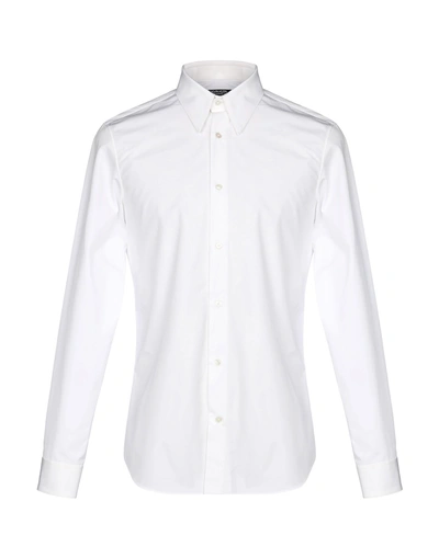 Shop Calvin Klein 205w39nyc Man Shirt White Size 15 ¾ Cotton