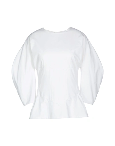 Shop Paper London Blouses In White