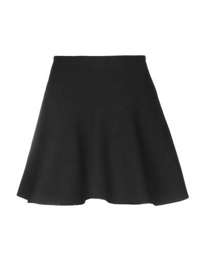 Shop Sandro Knee Length Skirt In Black