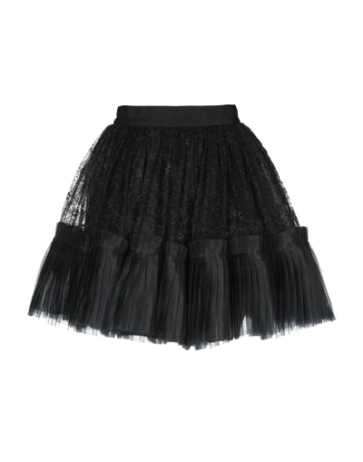 Shop Amen Couture Midi Skirts In Black