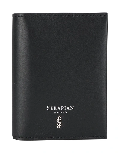 Shop Serapian Checkbook Holder In Black