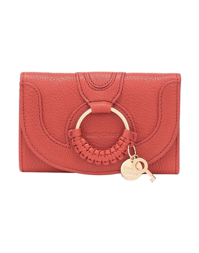 Shop See By Chloé Wallet In Brick Red