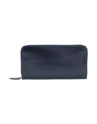 Shop Il Bussetto Wallet In Dark Blue
