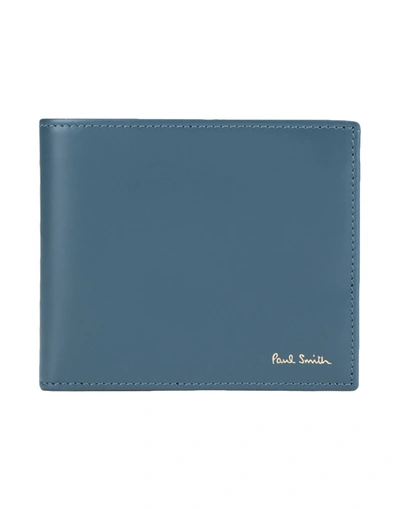 Shop Paul Smith Wallets In Pastel Blue
