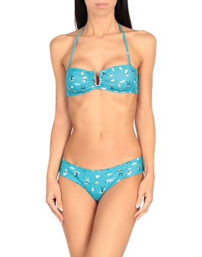 Shop Albertine Bikini In Turquoise