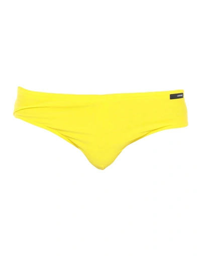 Shop Rrd Swim Briefs In Yellow