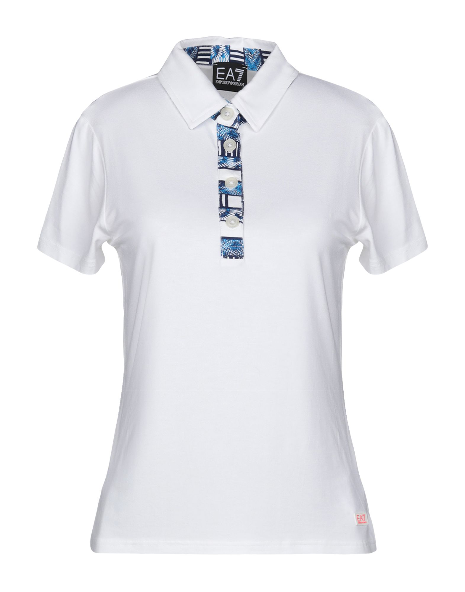 ea7 polo shirt white