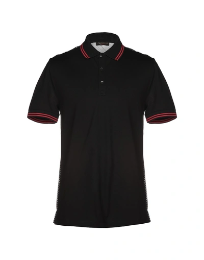 Shop Roberto Cavalli Gym Polo Shirt In Black