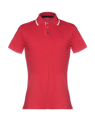Shop Cesare Paciotti 4us Polo Shirts In Red