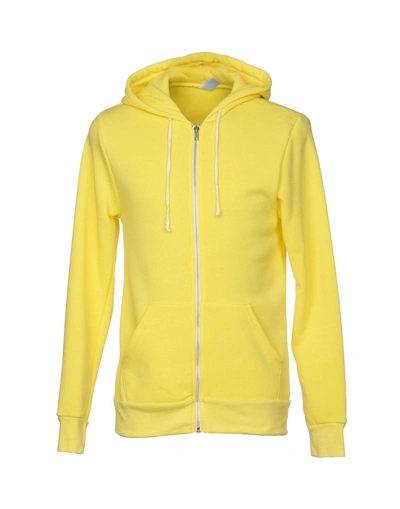Shop Alternative &reg; Sweatshirts In Light Yellow