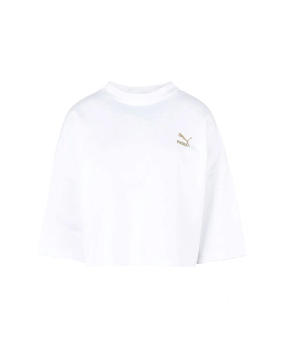 Shop Puma Sweatshirts In White